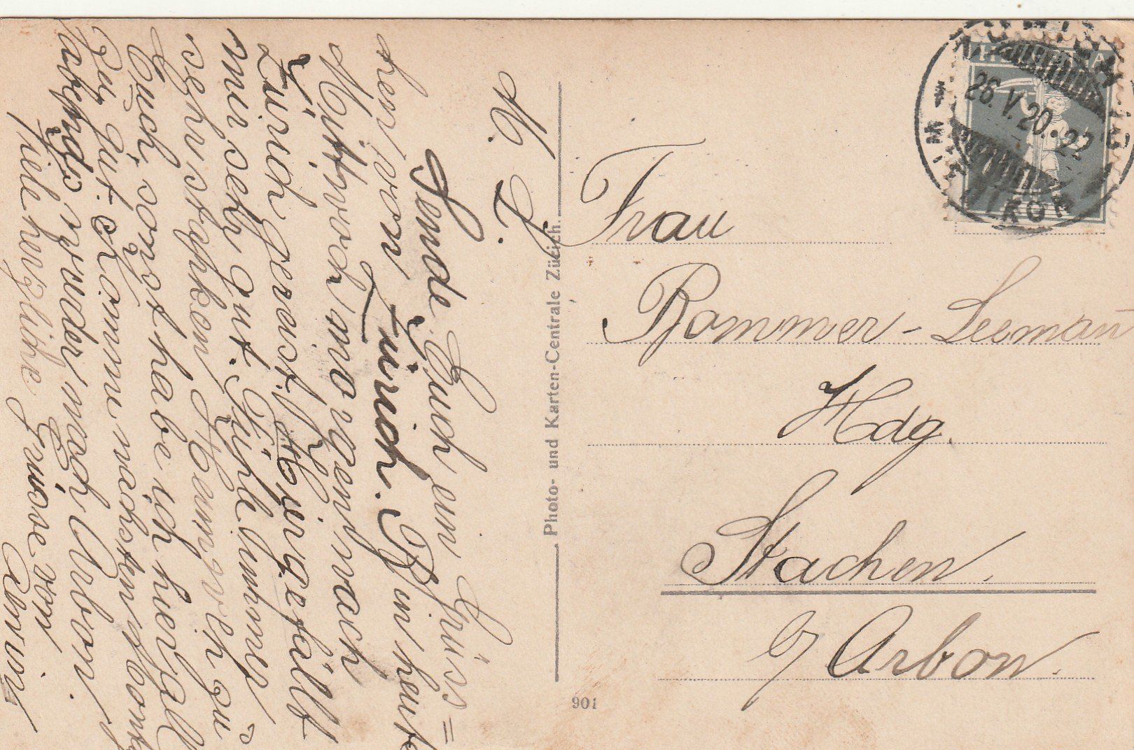Cartoline postali: General Wille Parade in Zürich – Usato da Rorschacherberg venduto da fratovi2 1