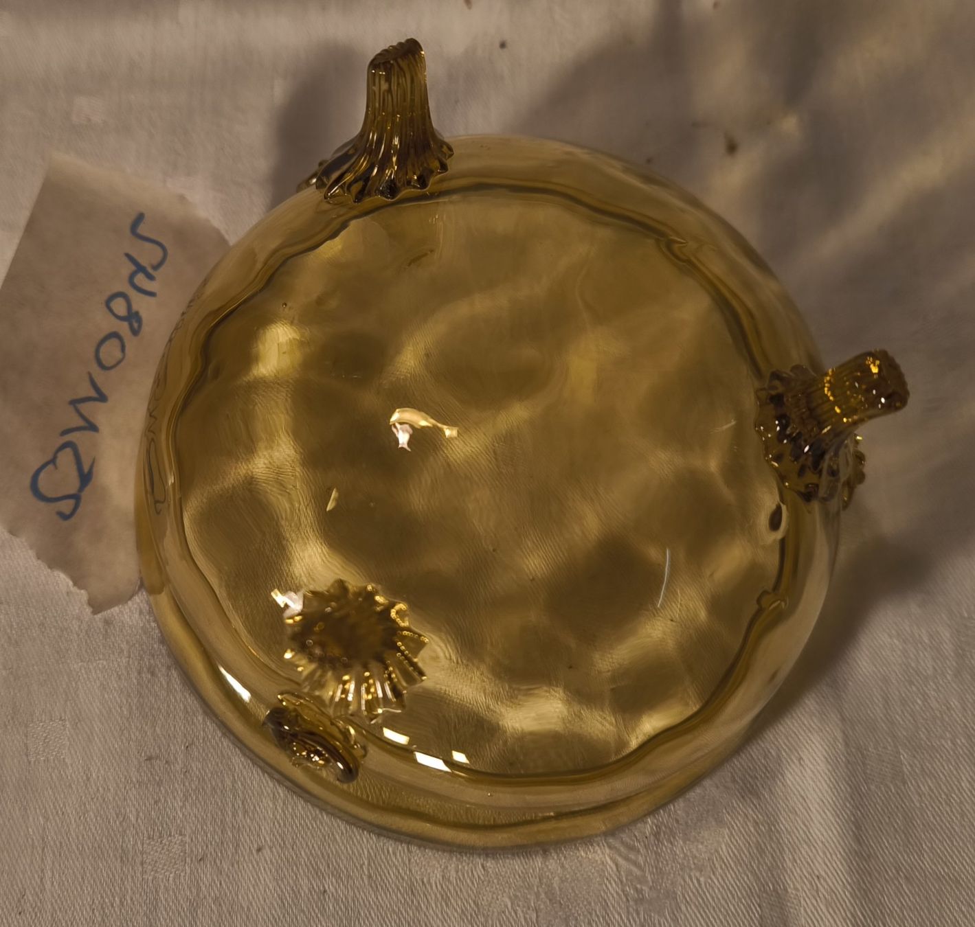 Bicchieri: Schale, Glas, alt, gelb – Usato da Rorschacherberg venduto da snOOpydOg11 2
