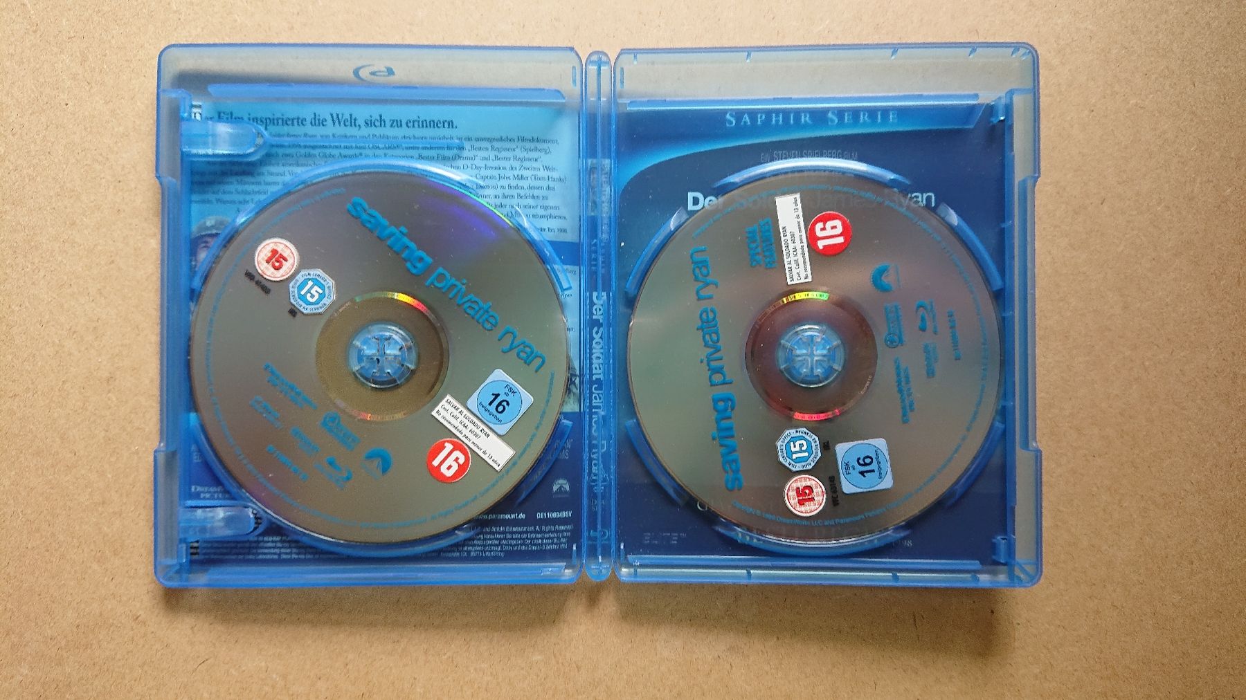 Tutti i DVDs: Der Soldat James Ryan Blu-ray  – Usato da Chur venduto da FreakofRarity 2