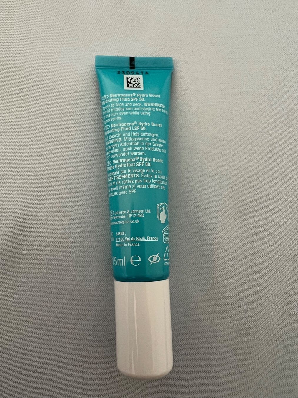 Gesichtspflege: Neutrogena Hydro Boost Hydrating Fluid SPF 50 15ml – Neu (gemäss Beschreibung) aus Stäfa von Schatztruhe05 1