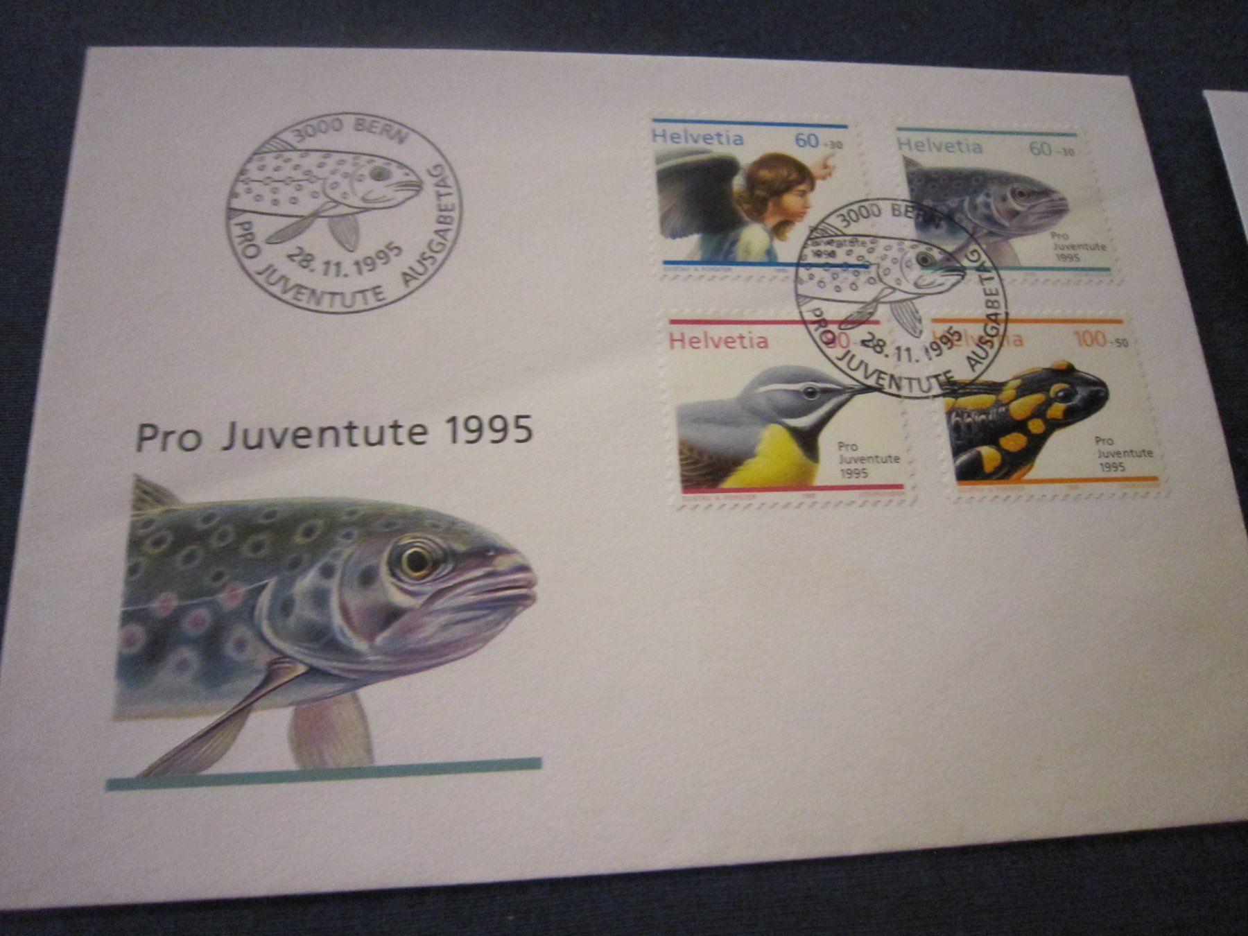 Tutti i francobolli: PJ 1988 - 1997 Serien FDC – Usato da Gordola venduto da Polentaefung 5
