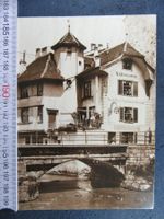 BASEL THEATERSTRASSE ALTE ENGELSBURG VOR 1878 REPRO AK BS
