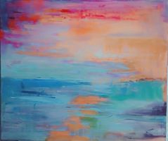 Originalgemälde XXL auf Leinwand 100x120 cm, Unikat!
