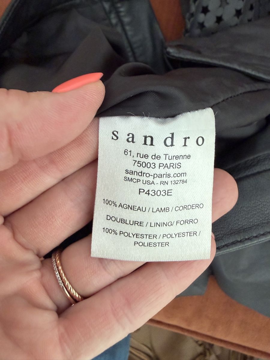 Sandro Hosen: SANDRO leather shorts XS/S – Gebraucht aus Steinhausen von Stylelene14 4