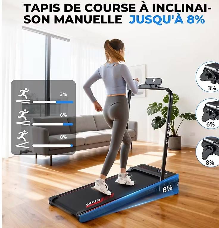 Macchine per carico, silaggio e trasporto: Tapis de course pliable 112 km/h, neuf, compact – Usato da Bussigny venduto da tho_gkt5 1