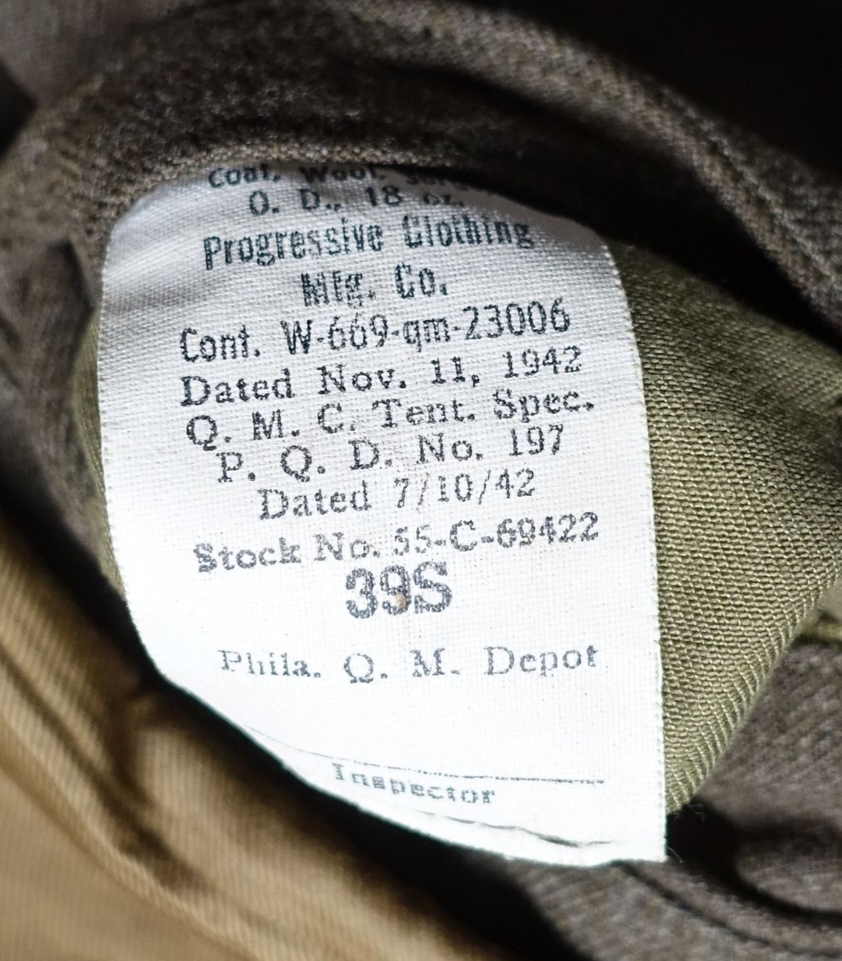 Uniformi: US Army Uniformjacke 2.WK Alaska Defense/9th Service Command – Usato da Kappelen venduto da Marmoe 8