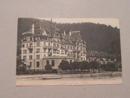 Karte Thun Bern Hotel Beau-Rivage 1907