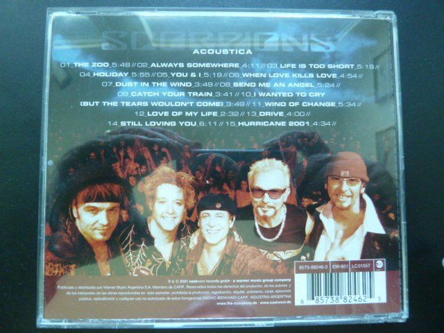 CD: Scorpions - Acoustica – Usato da Au ZH venduto da sikoku 2