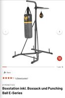 Boxstation inkl. Boxsack und Punching Ball E-Series