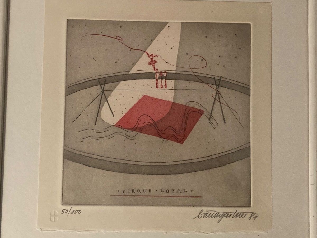 Grafica & Litografie: Baumgartner - Lithographie "Cirque Loyal" 1981 – Usato da Basel venduto da magot58 2