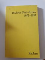 Büchner-Preis-Reden 1972-1983 - Seltenes Reclam Exemplar!