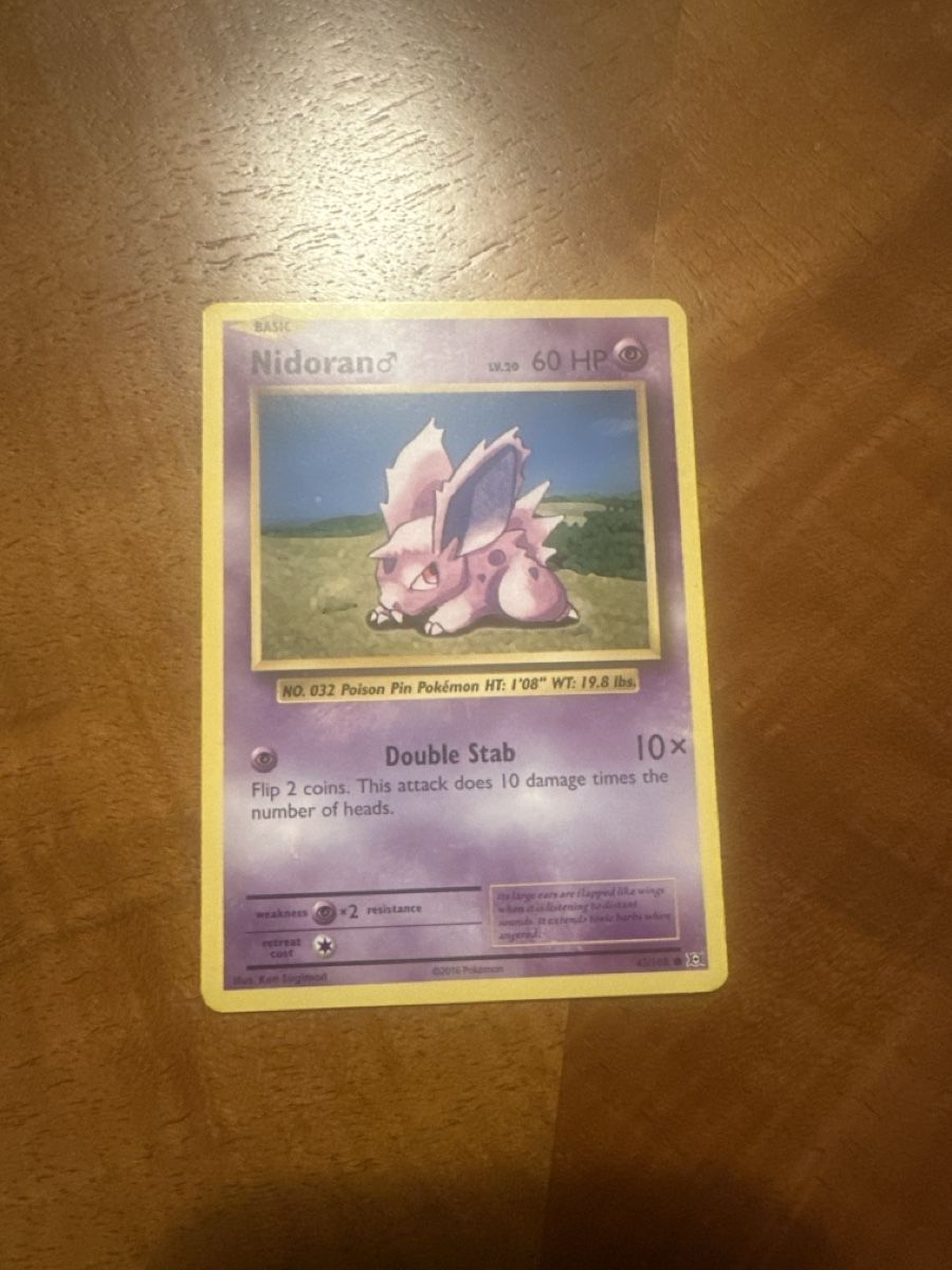 Pokémon Sammelbilder & Trading cards: 2016 Pokemon Nidoran – Gebraucht aus Villnachern von eli_5dxq