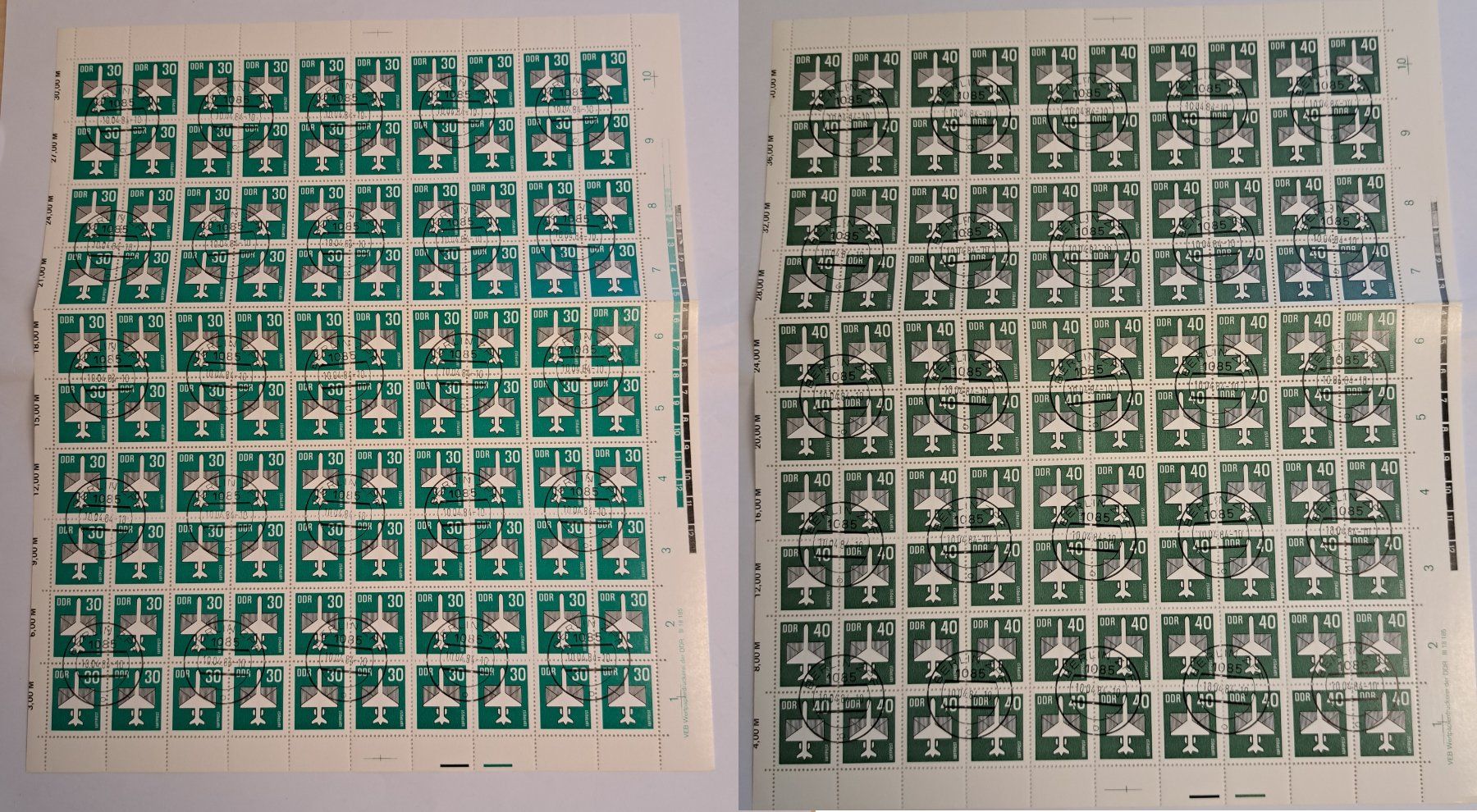 Tutti i francobolli: Briefmarkenalbum, Blocks, Bogen "DDR" – Usato da Münchwilen AG venduto da Nesar 7