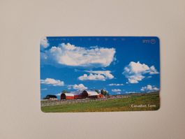 Telefonkarte Japan "canadian farm"
