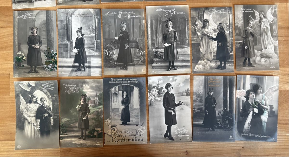 Cartes postales: AK mit Komfirmations Motiv – D'occasion à Rümlang par Kartenpost1 2