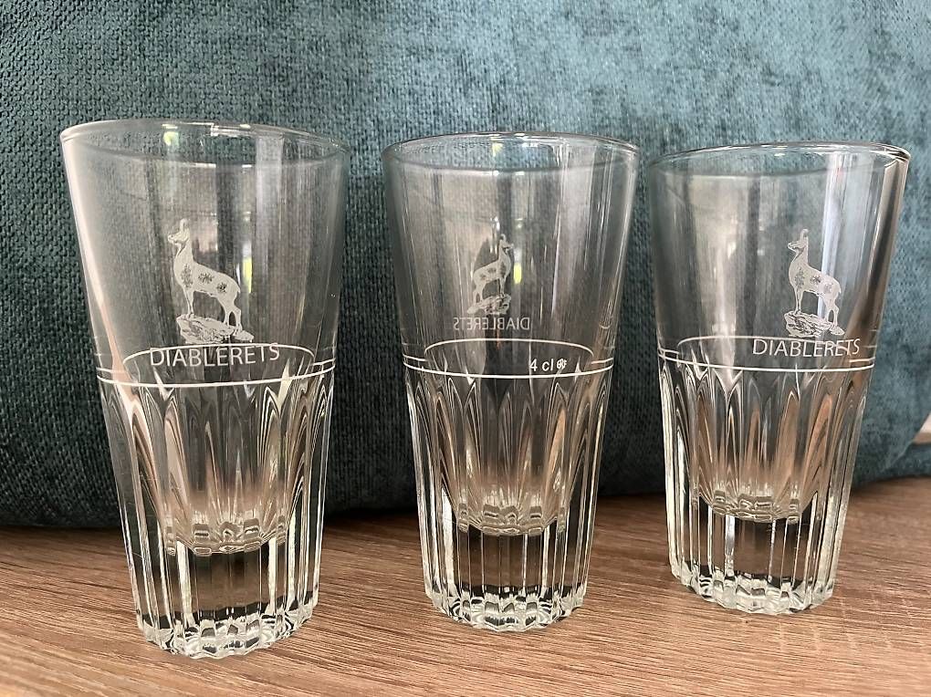 Bicchieri: 6 verres bitter des Diablerets – Usato da Coppet venduto da squ_wy2d 3