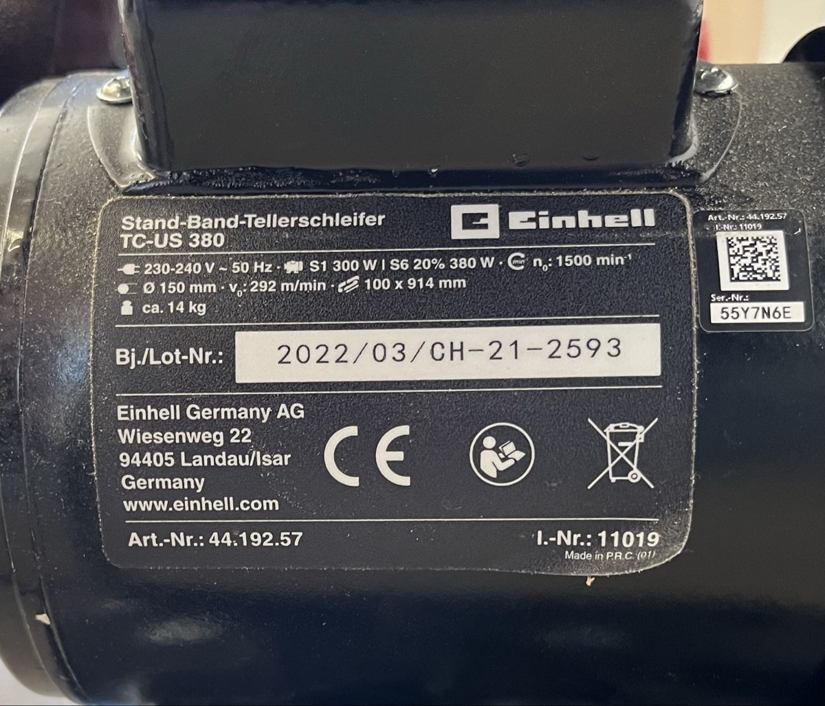 Einhell Schleifen & Polieren: Band- & Tellerschleifmaschine Einhell – Gebraucht aus Tagelswangen von Premius 4