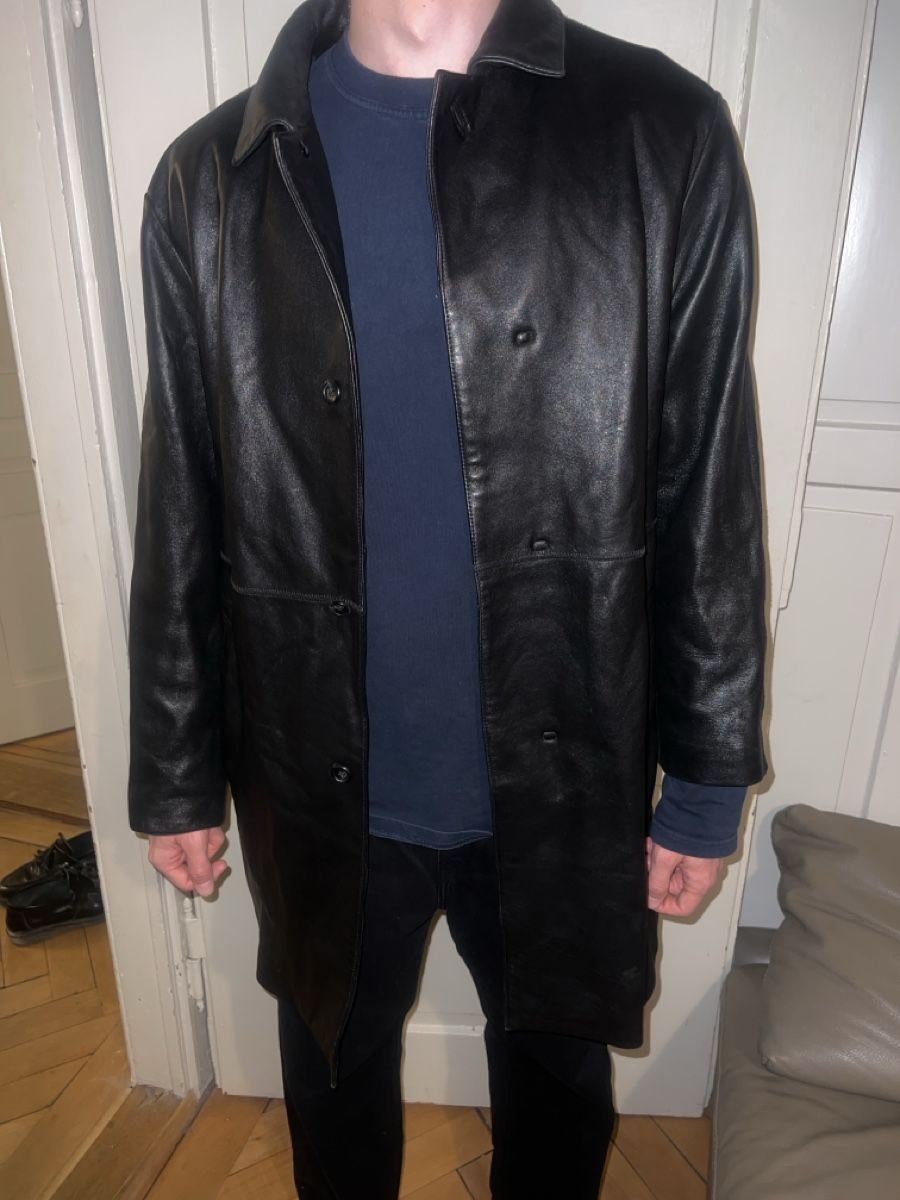 Giacche: Vintage Offset Leather Jacket – Usato da Zürich venduto da yde_qbw9