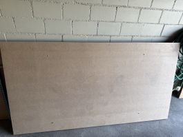 MDF Platte Holzwerkstoff roh ein Stück guter Zustand