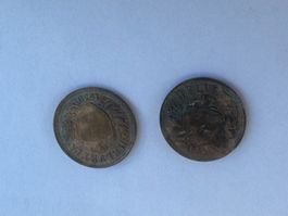 2 Rappen Münze Schweiz 1930 und 1932 Lieferung gratis