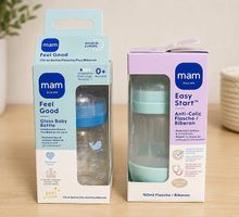2 neue MAM Babyflaschen