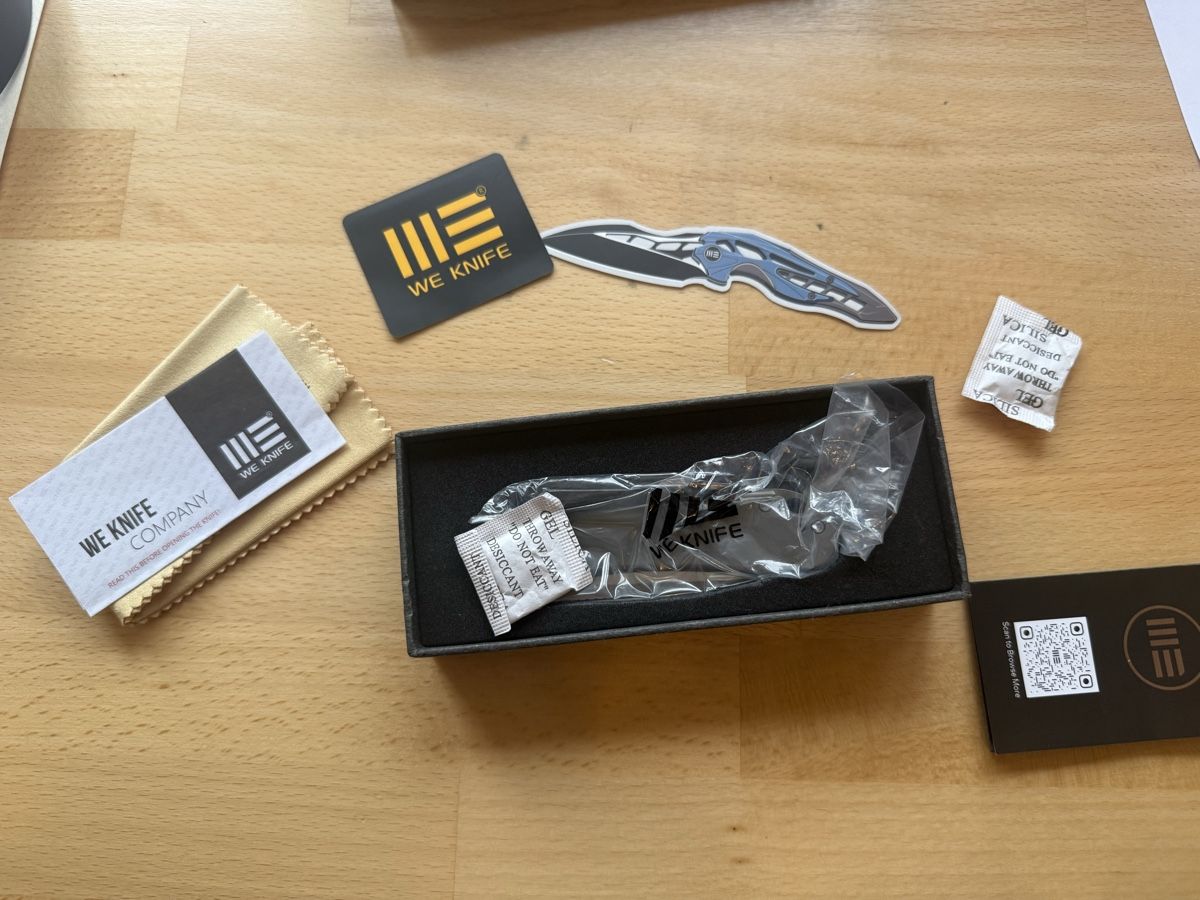 Taschenmesser: WE KNIFE Elementum Grey Titanium Handle CPM 20CV – Neu und originalverpackt aus Courfaivre von Devens28 1