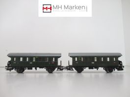 Märklin 2x Zweiachser Personenwagen ohne OVP AC WS H0