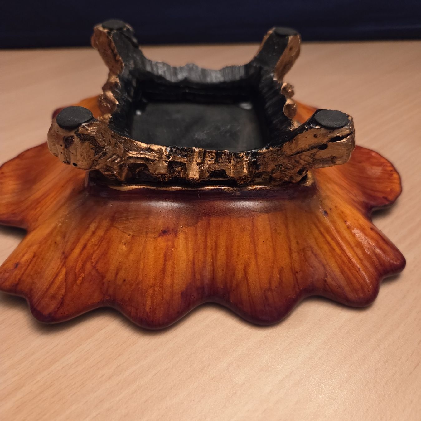 Piatti di portata: Dekorative Vintage Schale mit Goldmuster, Herbstdeko! – Usato da Kriens venduto da gra_fhn7 2