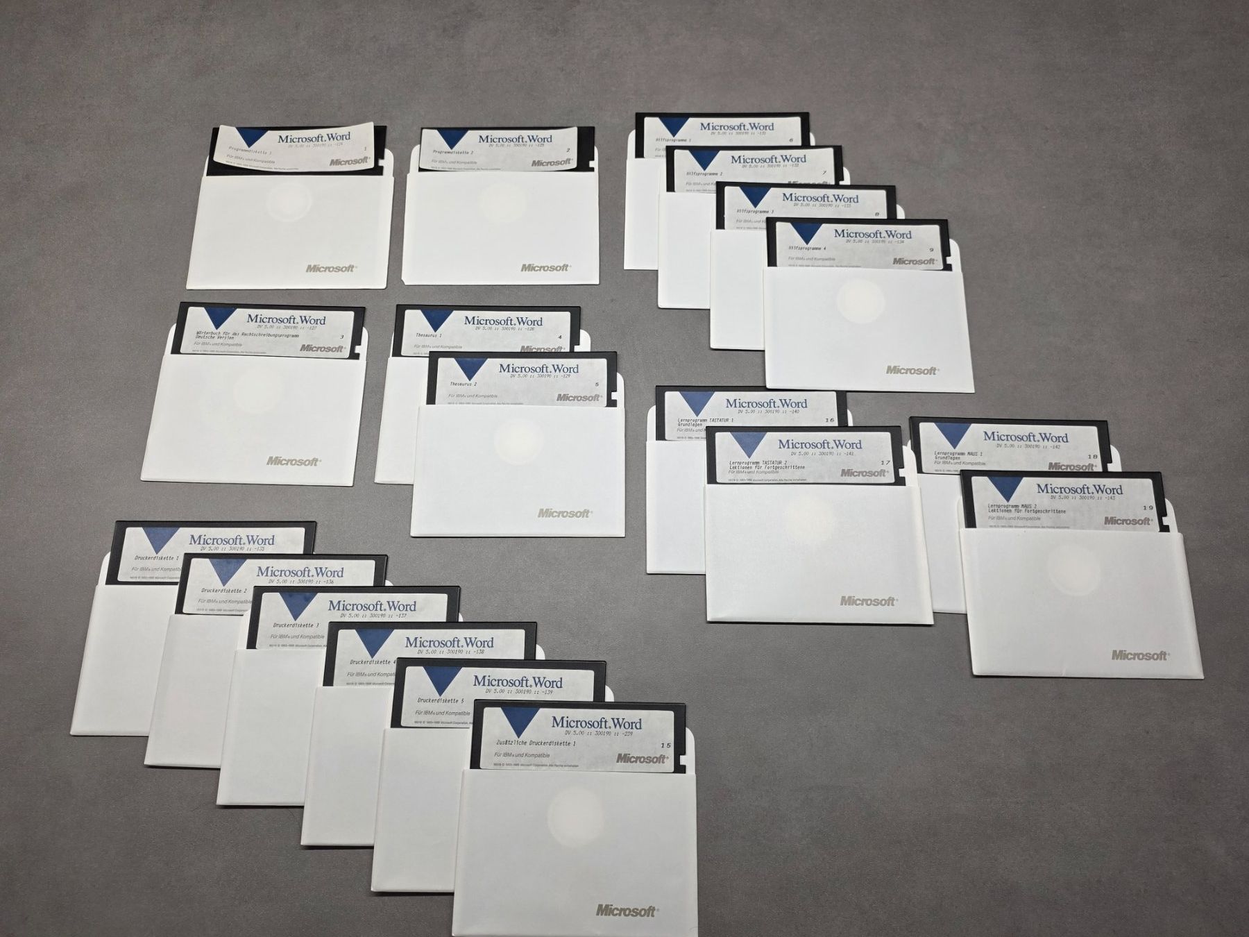 Microsoft Software: Microsoft Word 5.0 Sammlung IBM Vintage – Usato da Lausen venduto da -Vendetta- 1