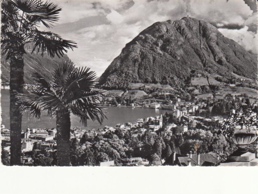 Ansichtskarten: Lugano 1956 – Gebraucht aus Bürglen TG von StampGraf