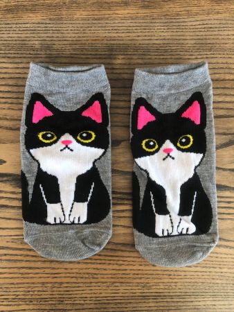 Socken Söckli Gr 35 - 38 Katze Katzen