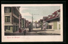 AK Bruggen, Motiv aus dem Ort, 1900
