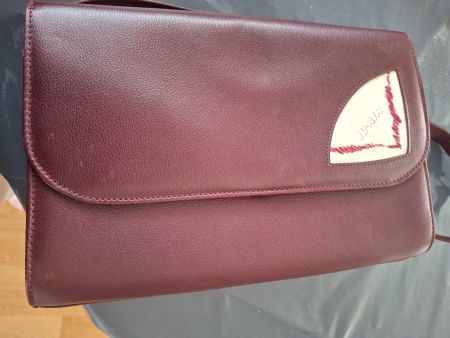 JU-AIR Handtasche, bordeauxrot, selten - Top Zustand!
