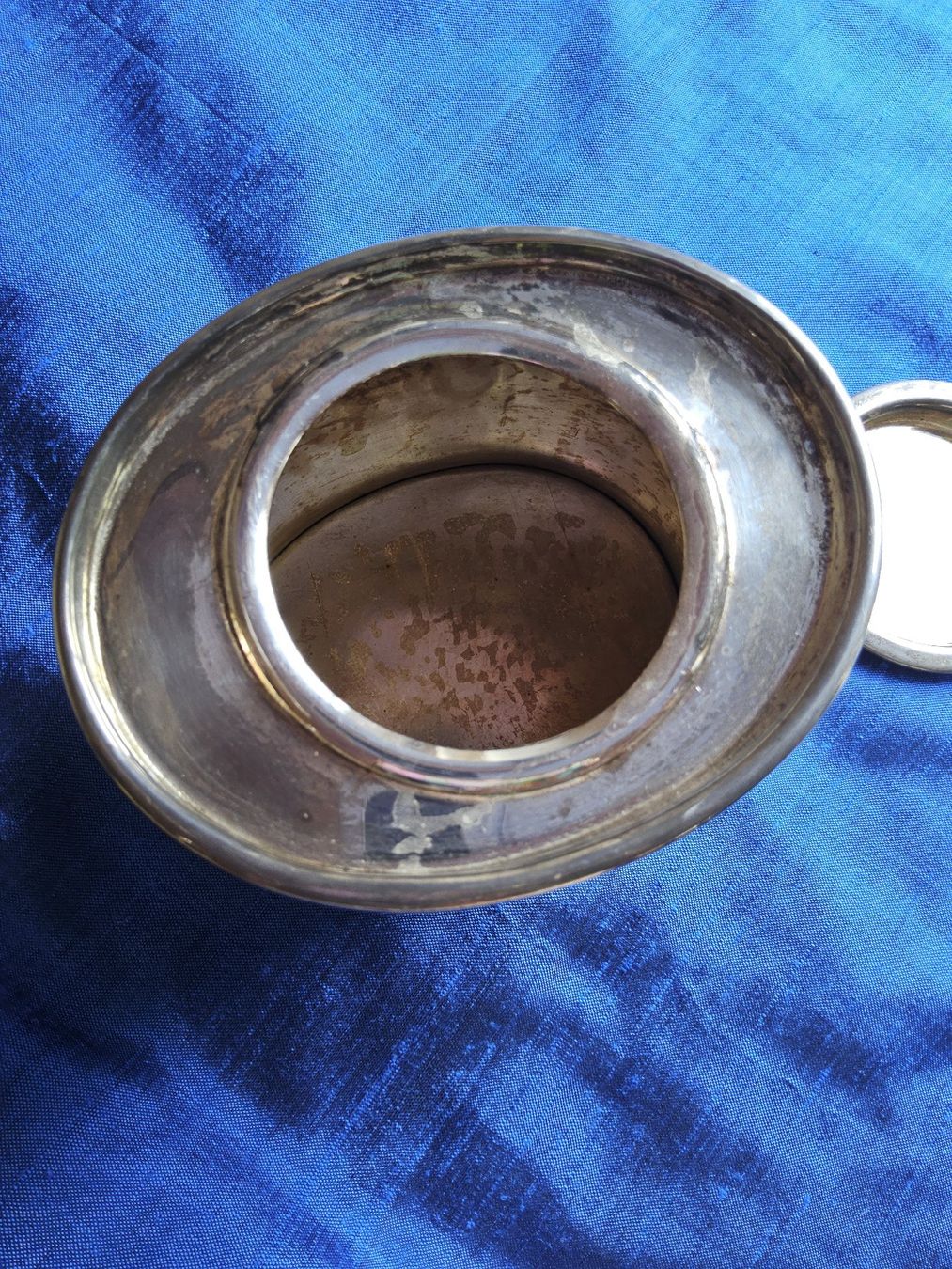 Altro per la casa: Vintage versilberte English Breakfast Teedose – Usato da Zürich venduto da helsan 5