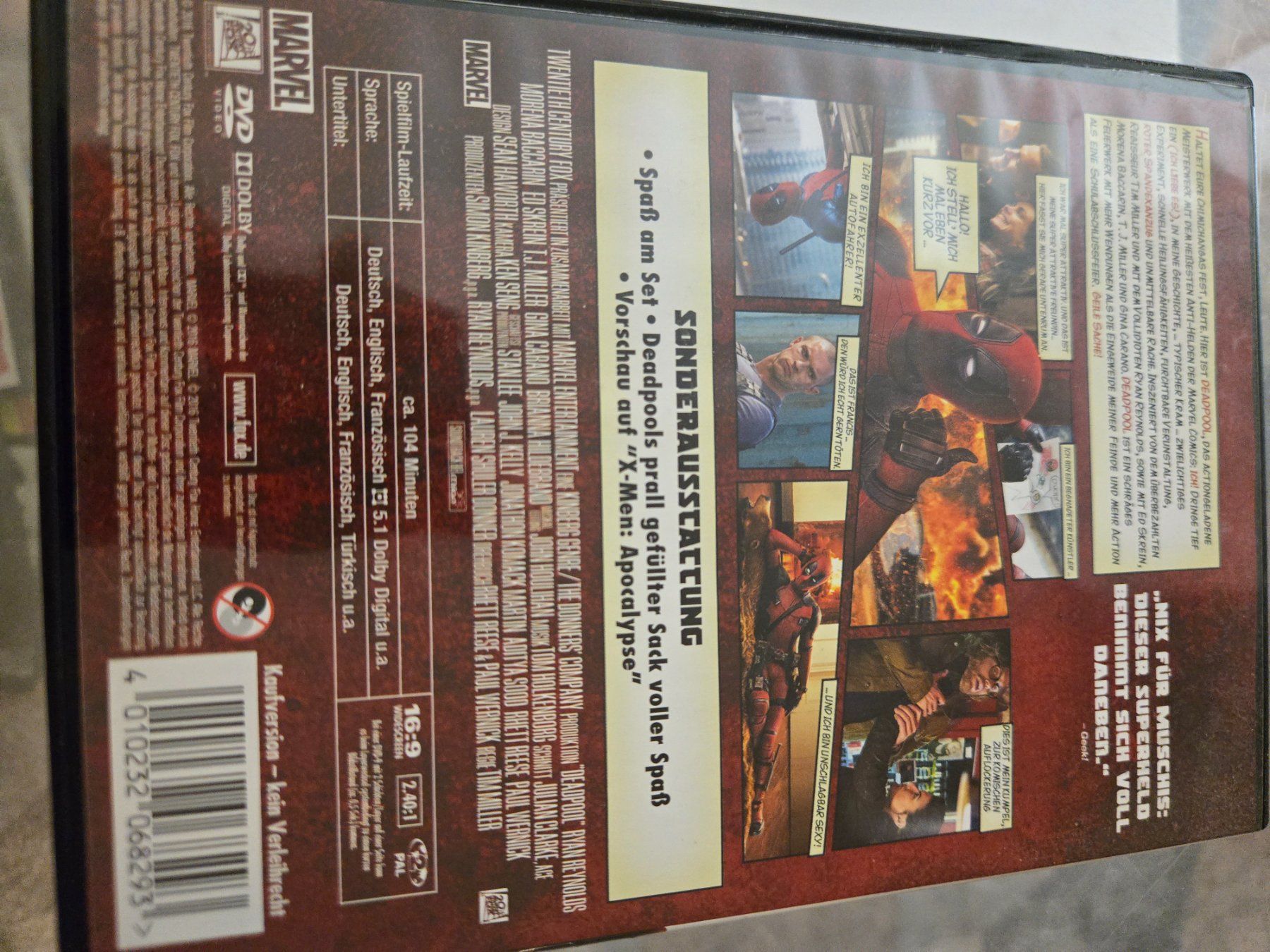 Tutti i DVDs: Deadpool  DVD – Usato da Bussigny venduto da Kfdlt 1