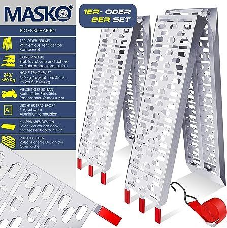 Rampe In Alluminio Curve 2 Mt - 1000 Kg - Action Srl - Foto 7