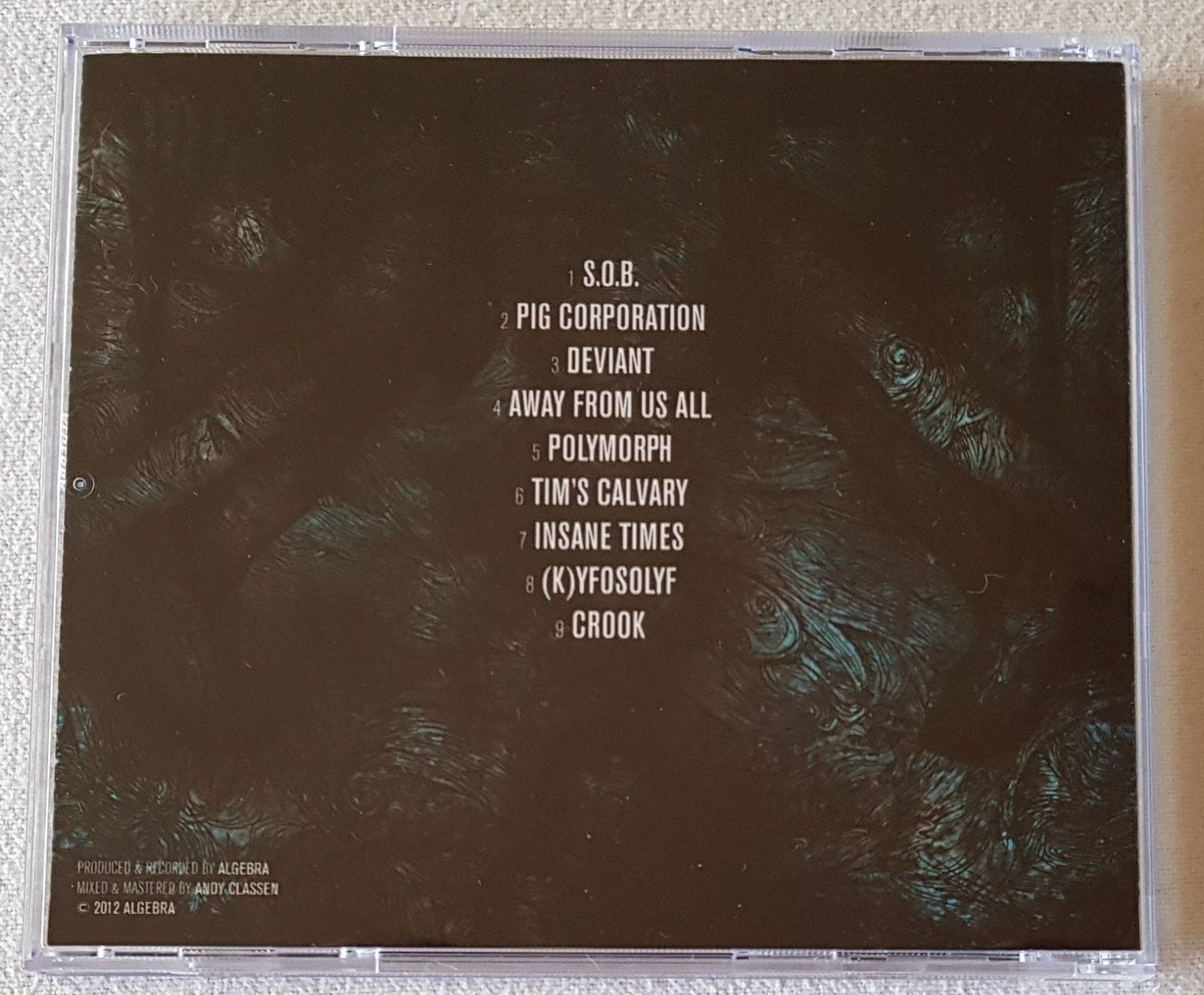CD: Algebra ‎– Polymorph - CD - 2012 - Switzerland First Press – Usato da Uster venduto da Zardodel 1