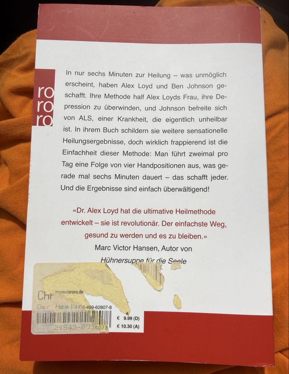 Libri: Der Healing Code Alex Loyd Ben Johnson Buch 2014 – Usato da Basel venduto da Cora3 1