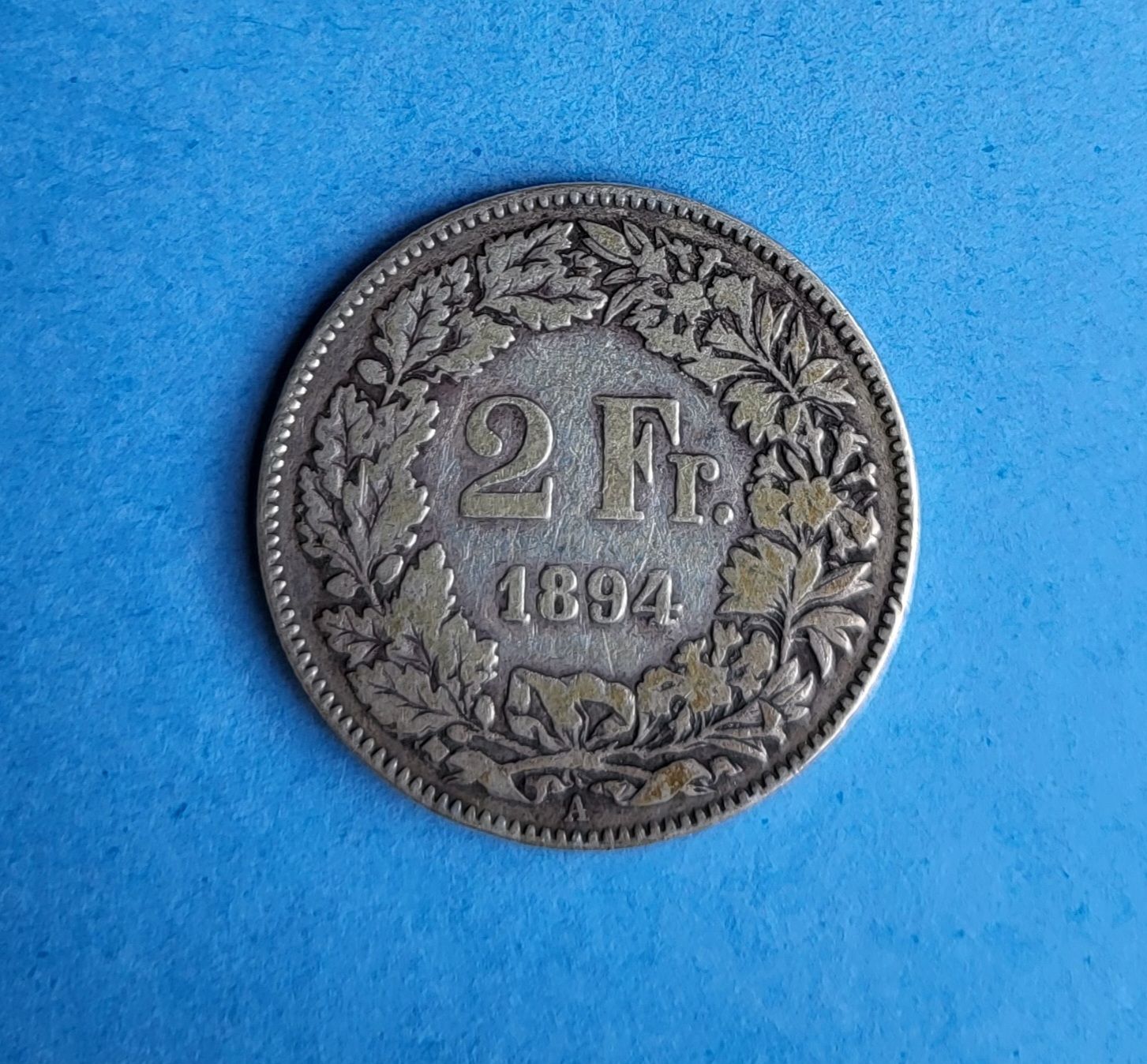Toutes les monnaies: Silbermünze 2fr. 1894 – D'occasion à Thun par harry999