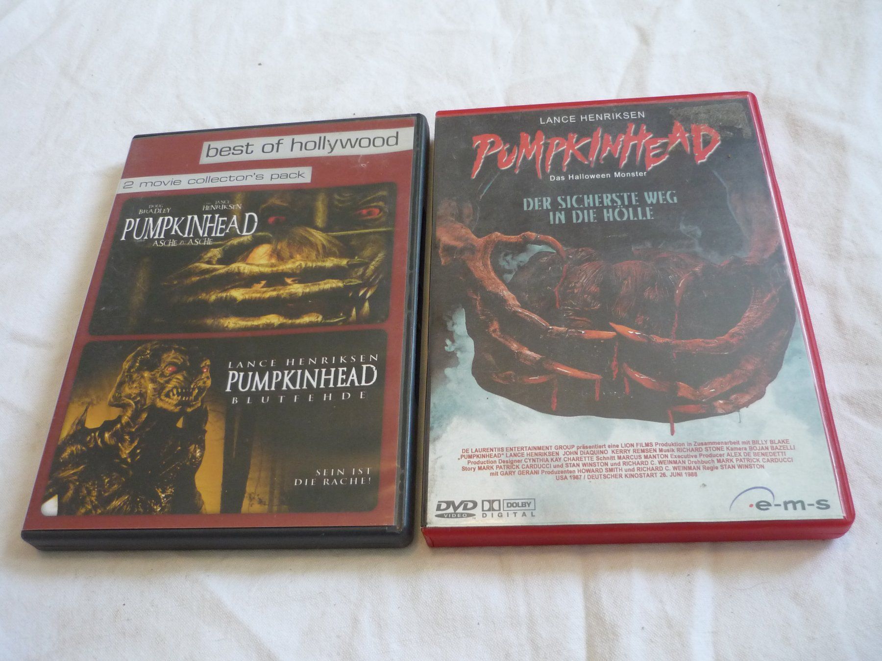 Alle DVDs: 2x DVD Horror - Pumpkinhead 1 + 2 + bonus – Gebraucht aus Beringen von zzRegal 1