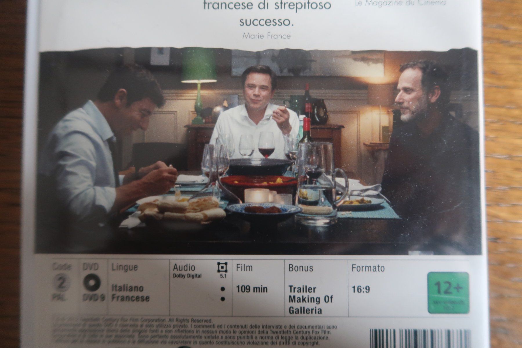 Tutti i DVDs: DVD Cena tra amici   ("Le prénom")      IT  FR – Usato da Porrentruy venduto da tupatup 2