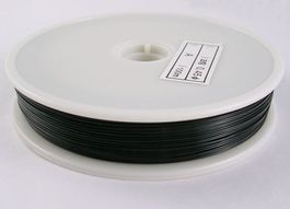 Schmuckdraht, schwarz 0,45 mm  50m-Rolle