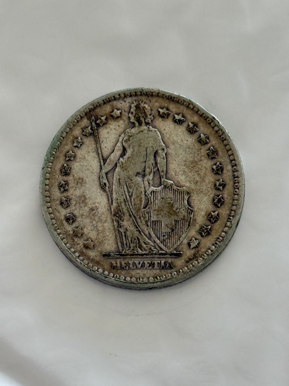 Tutti le monete: 2 Franken 1908  Silber, Rar – Usato da Wallisellen venduto da SWISS_SILVER1 1