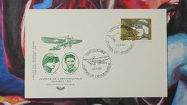 CL36 Enveloppe + Timbre Suisse - Theme Aviation 1980
