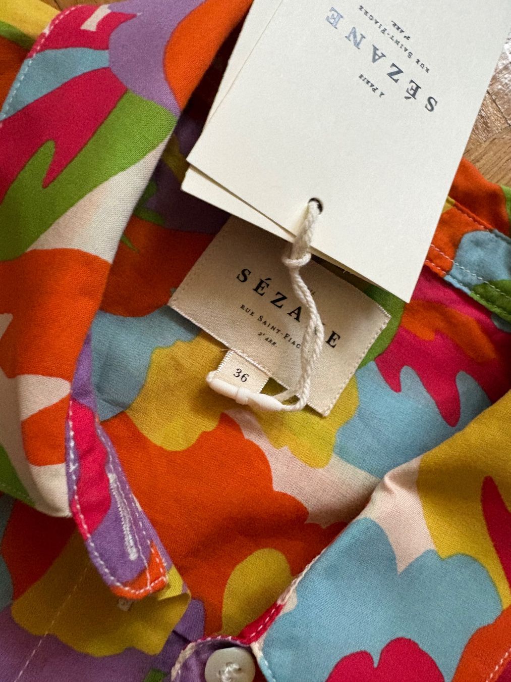 Sezane Camicette: Sézane Hemd blouse Tomboy Gr. 36 – Nuovo e nell'imballaggio originale da Genève venduto da sunandwind 2