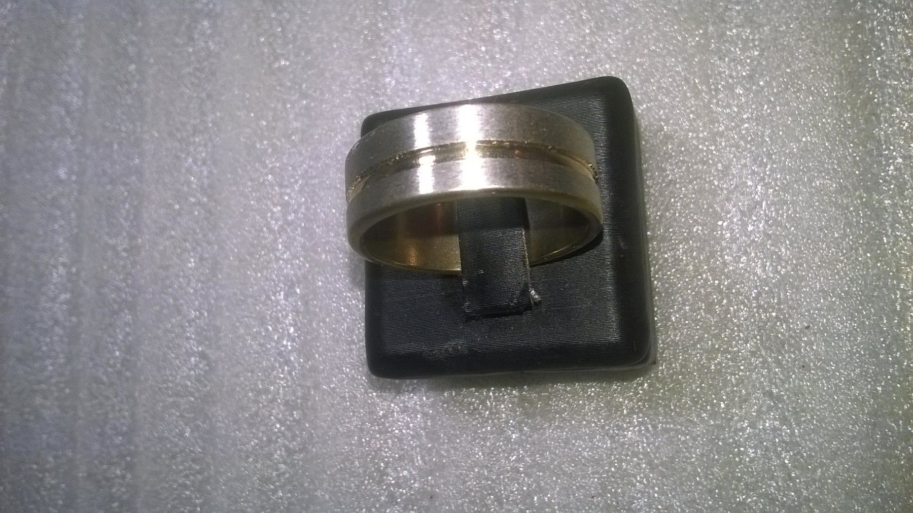 Anelli: ring edelsthal,,silber farbe,,und vergoldet – Nuovo (secondo la descrizione) da Basel venduto da bijoutrie_4 1