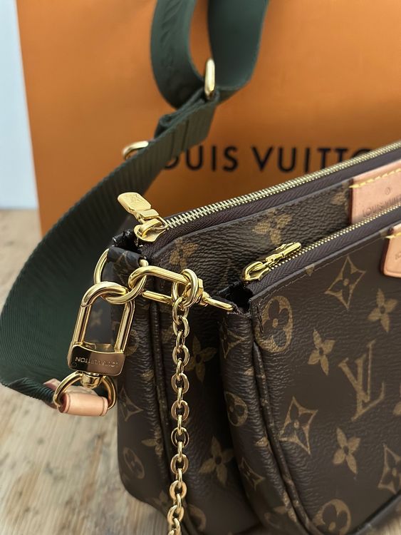 Louis Vuitton MPA Khaki Fullset Multi Pochette Accessoires in