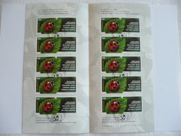 2002 Markenheft "Glücksbringer" ET-gest. SBK 0-107