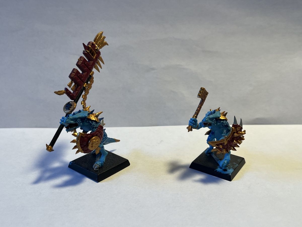 Modellbausätze & Standmodelle: 2 Figurines Warhammer Saurus Anciens – Gebraucht aus Bulle von adriendr