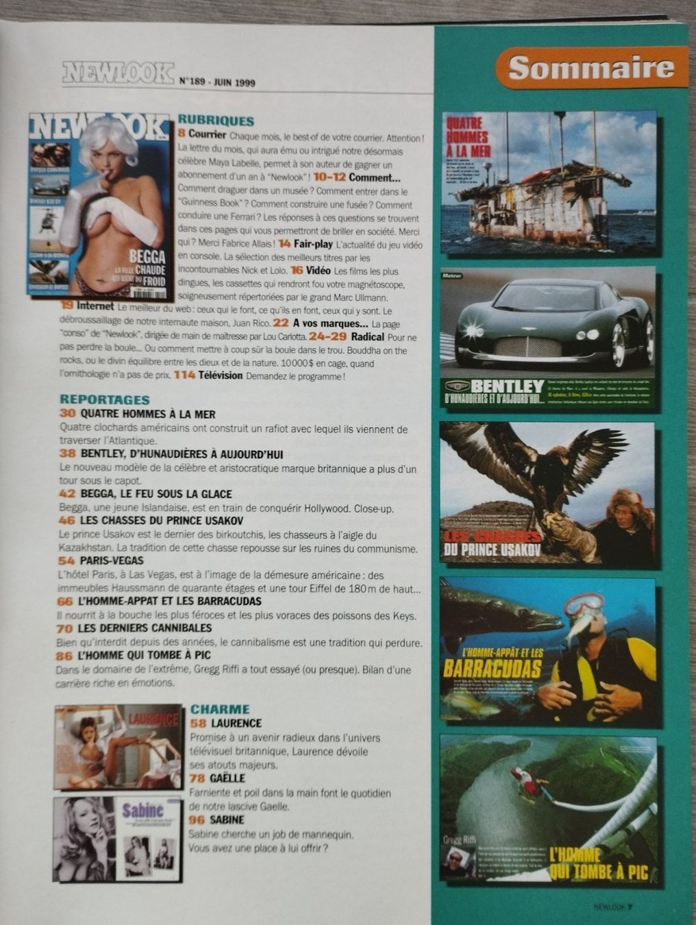 Riviste & Magazine: NEWLOOK Juin 1999 – Usato da Belmont-sur-Yverdon venduto da Dani-Lynne 1